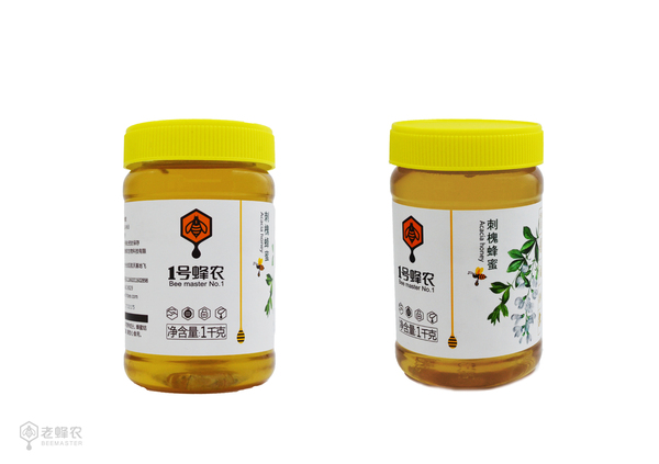 老蜂农1号蜂农1000g刺槐蜂蜜